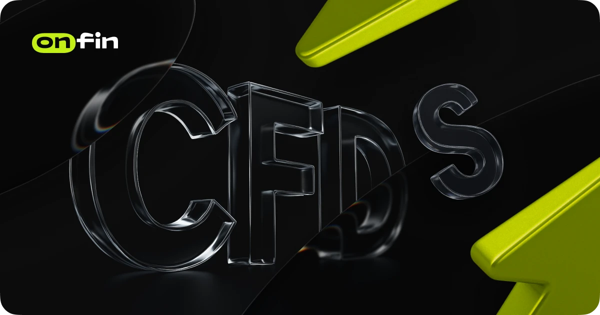 CFDs explainer 3D glass lettering