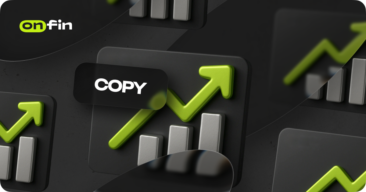 Copy trading explainer, branded