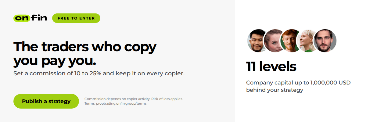 Prop trading MT5 — Copiers pay you — 1200×400 (EN)