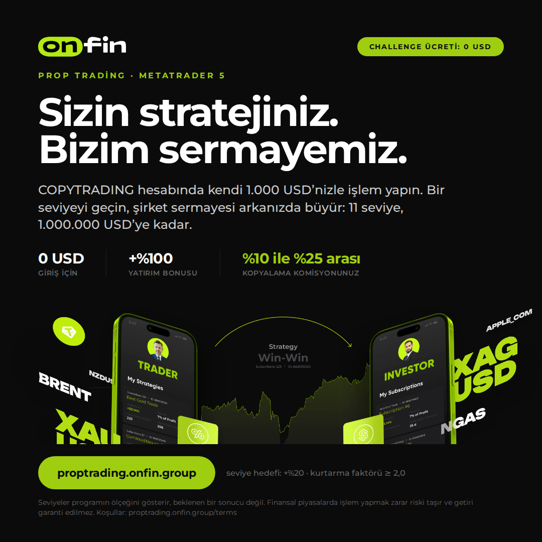 Prop trading MT5 — Product proof, phones — 1080×1080 (TR)