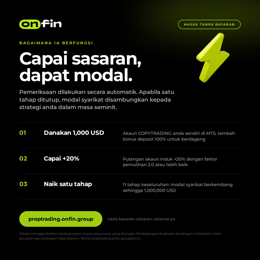 Prop trading MT5 — Three steps — 1080×1080 (MS)